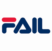 fila Fail you suck total fail internet viral parody t-shirt grey