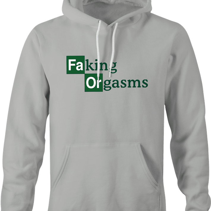 Funny Faking Orgasms Breaking Bad Mashups Parody T-Shirt Ash Grey Hoodie