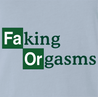 Funny Faking Orgasms Breaking Bad Mashups Parody Red T-Shirt