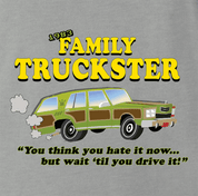 Family Truckster national lampoons family vacation parody t-shirt grey 