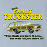 Family Truckster national lampoons family vacation parody t-shirt light blue