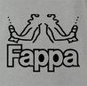 Funny fappa kappa parody ash grey t-shirt