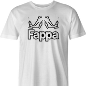 Funny fappa kappa parody men's white t-shirt 