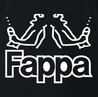 Funny fappa kappa parody black t-shirt