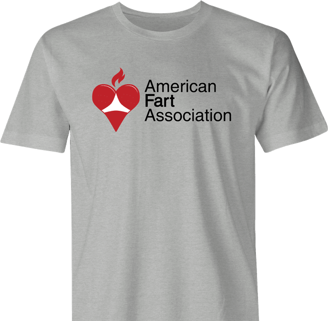 Funny American Fart Association Parody Men's T-Shirt