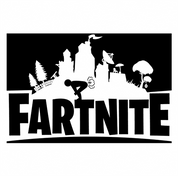 funny fartnite fortnite parody t-shirt white 