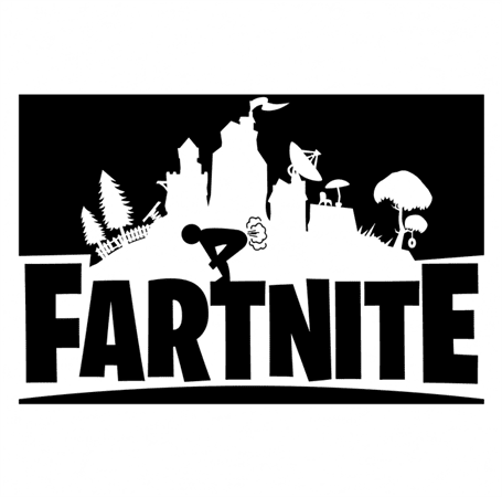 funny fartnite fortnite parody t-shirt white 
