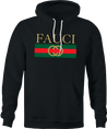 funny Fauci High Fashion Clothing Parody black hoodie