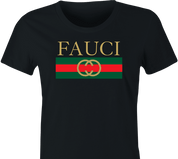 funny Fauci High Fashion Clothing Parody women's black