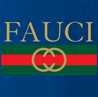 funny Fauci High Fashion Clothing Parody Royal Blue t-shirt
