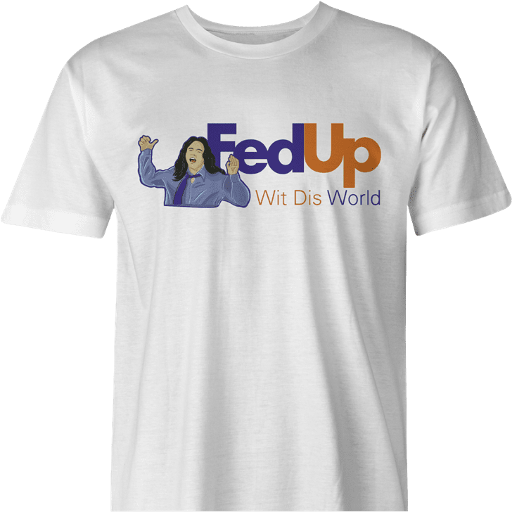 Funny The Room Fed Up With This World men's t-shirt