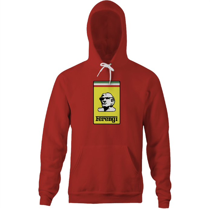 Funny Ferengi Star Trek Ferrari Parody hoodie