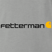 Funny John Fetterman Carhartt parody t-shirt men's grey