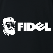 fidel castro dell computers black t-shirt