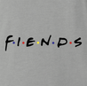 funny Friends TV show parody fiends t-shirt grey