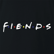funny Friends TV show parody fiends t-shirt black