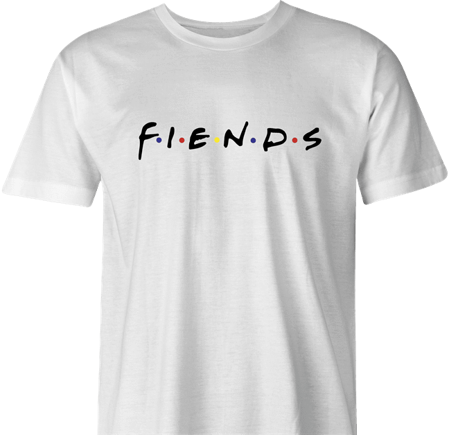 funny Friends TV show parody fiends mens t-shirt white 
