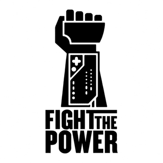 funny fight the power nintendo power glove hoodie