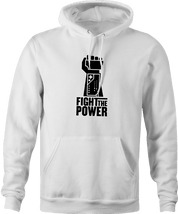 funny fight the power nintendo power glove white hoodie