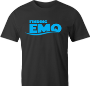 funny finding nemo emo hair parody t-shirt men's black
