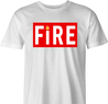 Straight Fire Life Magazine Parody t-shirt white men's
