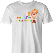 Funny not my first rodeo white men's t-shirt 