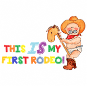 Funny not my first rodeo white t-shirt