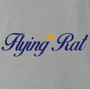 Funny Flying Rat Pigeon Dove Parody ash grey t-shirt