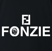 Funny The Fonz From Happy Days parody t-shirt black