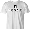 Funny The Fonz From Happy Days parody t-shirt white men's