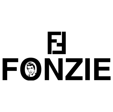 Funny The Fonz From Happy Days parody t-shirt white 
