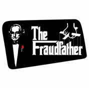 godfather fraudfather bernie madoff white t-shirt