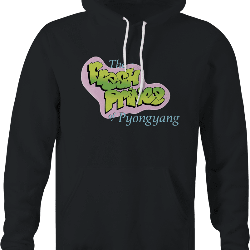 fresh prince of belair pyongyang north korea black hoodie