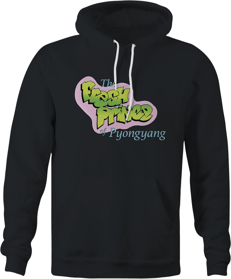 fresh prince of belair pyongyang north korea black hoodie