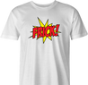 funny Frick - Pow! Comic Book What the Frick Meme Parody white men's t-shirt