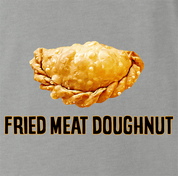 Funny Empanada aka Fried Meat Doughnut Parody Ash Grey T-Shirt