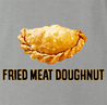 Funny Empanada aka Fried Meat Doughnut Parody Ash Grey T-Shirt