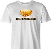 Funny Empanada aka Fried Meat Doughnut Parody White Men's T-Shirt
