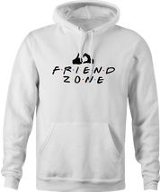 funny in the friend zone t-shirt white men's hoodie