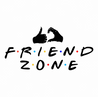 funny in the friend zone t-shirt white 