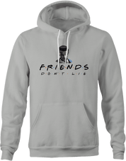 Funny Friends don't lie stranger things mashup grey hoodie 