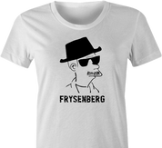 fry heisenberg frysenberg white women's t-shirt