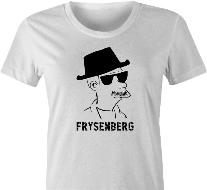 fry heisenberg frysenberg white women's t-shirt