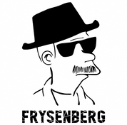fry heisenberg frysenberg white t-shirt
