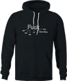 funny Many Uses Of The Word Fuck Parody black hoodie