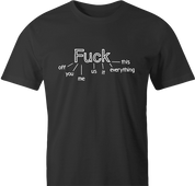 funny Many Uses Of The Word Fuck Parody men's t-shirt
