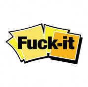 Funny Offensive fuck-it post-it note parody White t-shirt