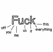 funny Many Uses Of The Word Fuck Parody white tee