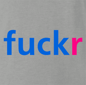 funny flickr Parody comedy t-shirt ash grey