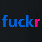 funny flickr Parody comedy t-shirt black